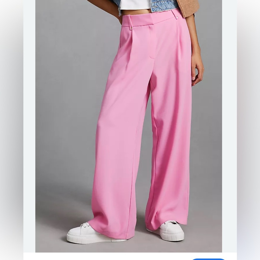 Exquise x Anthropologie Carnation Flared Trousers